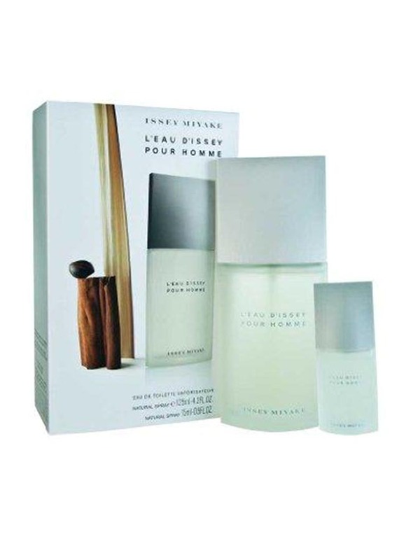 

Issey Miyake 2-Piece L'Eau D'Issey Perfume Set for Men, 125ml EDT Perfume, 15ml Travel Spray