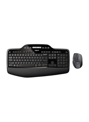 Logitech MK710 Wireless English Keyboard And Mouse, Black
