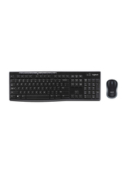 Logitech 920-004519 MK270 Wireless English Keyboard, Black