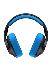 Logitech G233 Prodigy Gaming Wired Over-Ear Noise Cancelling Headphones, Black/Blue