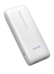 Rav Power 12000mAh RP-PB061 Power Bank, White