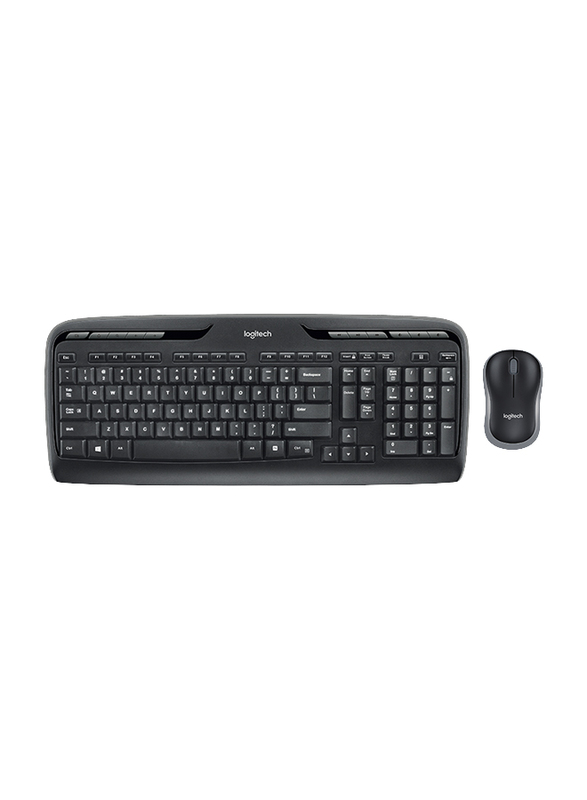 

Logitech MK330 Wireless English Keyboard & Mouse, Black
