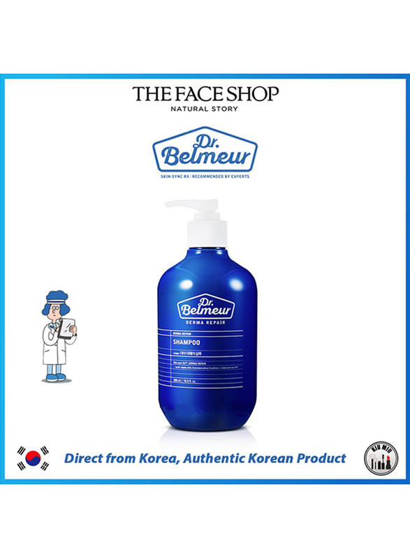 The Face Shop Dr. Belmeur Derma Repair Shampoo for All Hair Type, 500ml