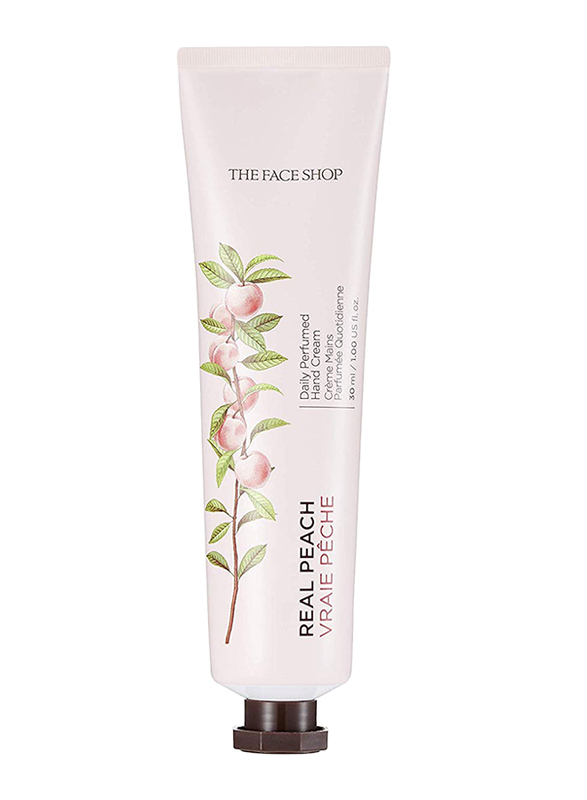 The Face Shop 07 Real Peach Daily Perfumed Hand Cream, 30ml