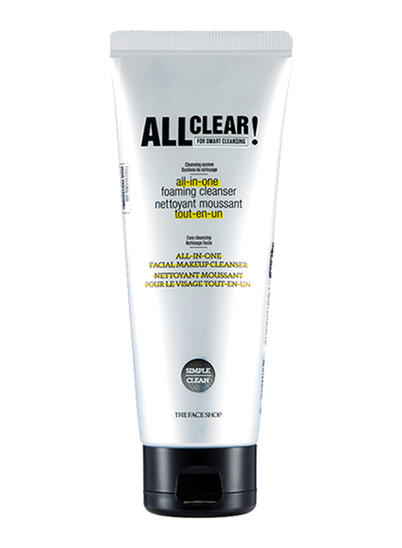 The Face Shop All Clear All in-one Foaming Cleanser, 150ml