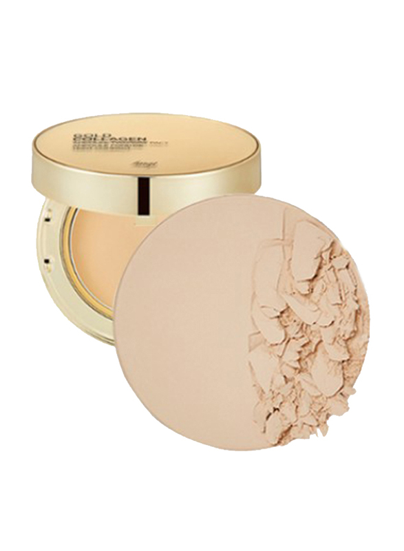 The Face Shop FMGT Gold Collagen Ampoule Foundation Refill, 201, Beige