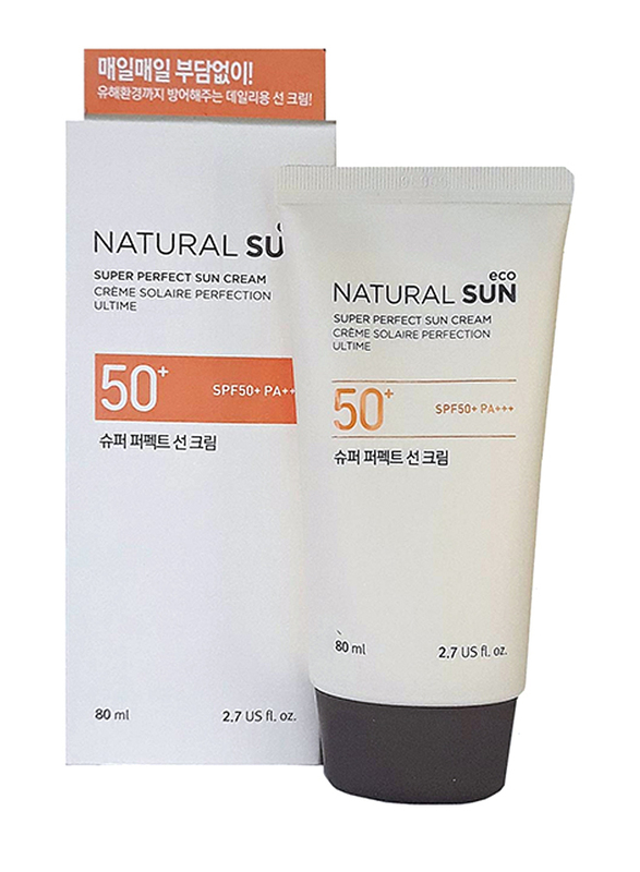 The Face Shop Natural Sun Eco Super Perfect Sun Cream SPF 50+ PA+++, 80ml