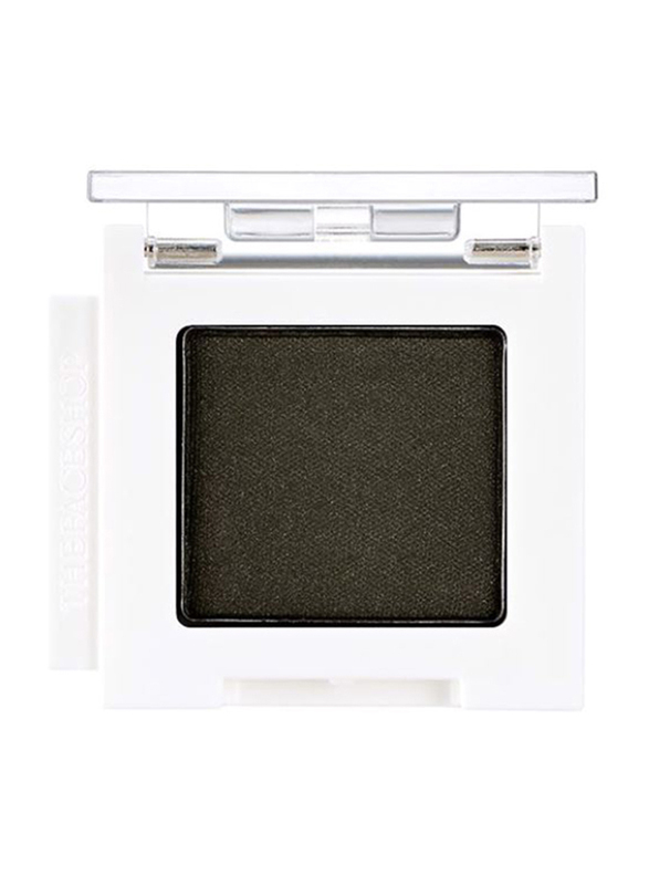 The Face Shop Mono Cube Eyeshadow Shimmer, 1.7gm, GR02 Charcoal Khaki, Brown