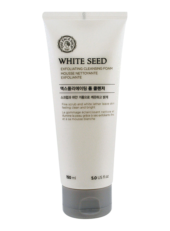 The Face Shop White Seed Exfoliating Cleansing Foam, 150ml