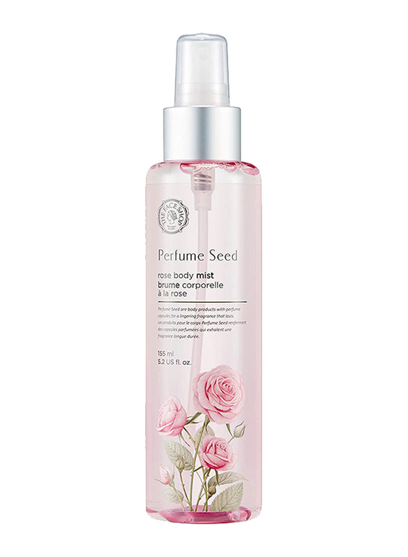 The Face Shop Perfume Seed Rose 155ml Body Mist for Women