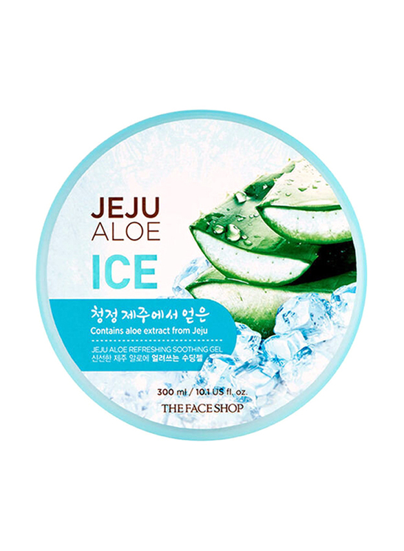 The Face Shop Jeju Aloe Refreshing Ice Gel, 300ml