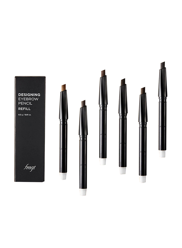 The Face Shop FMGT Designing Eyebrow Pencil Refill, 0.3gm, 02 Grey Brown