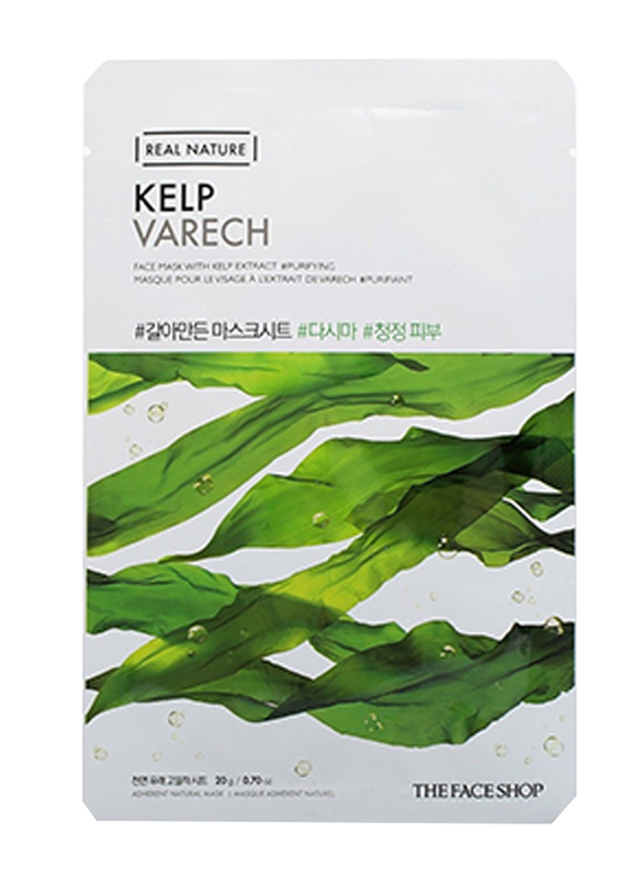 The Face Shop Real Nature Kelp Sheet Mask, 30ml