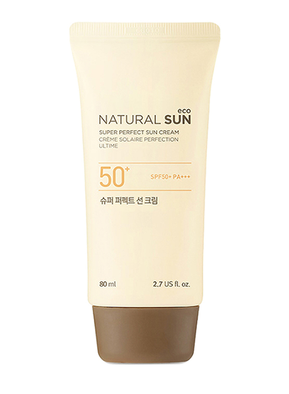 The Face Shop Natural Sun Eco Super Perfect Sun Cream SPF 50+ PA+++, 80ml