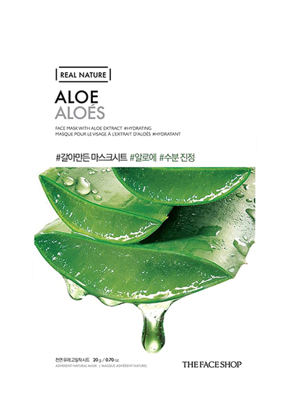 The Face Shop Real Nature Aloe Sheet Mask, 30ml
