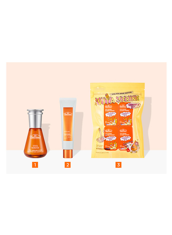 The Face Shop Dr. Belmeur Vitamin Edition Vita Serine Face Care Set, 10-Pieces