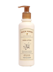 The Face Shop Rich Hand V Soft Touch Hand Lotion, 200ml