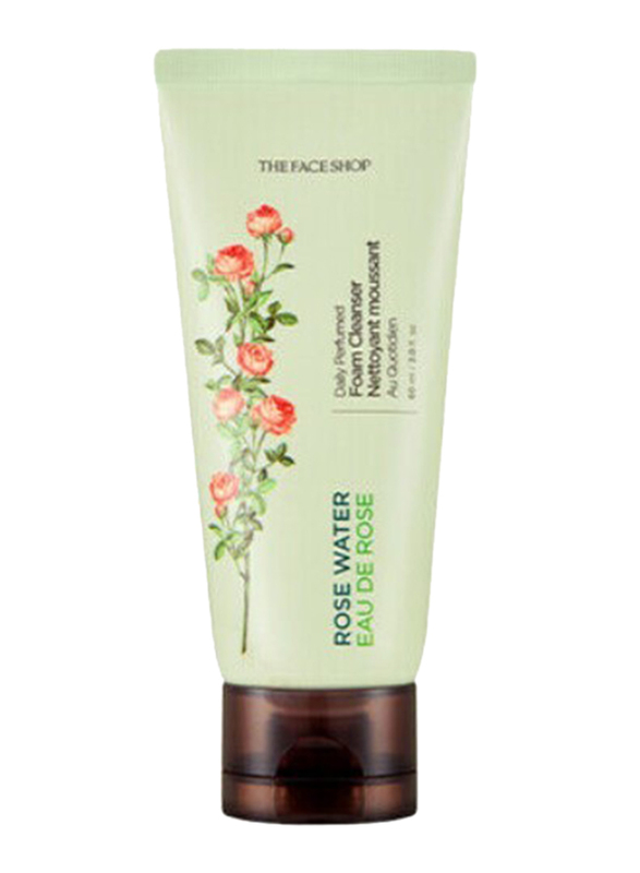 The Face Shop Daily Perfumed Rose Water Foam Cleanser, 60ml