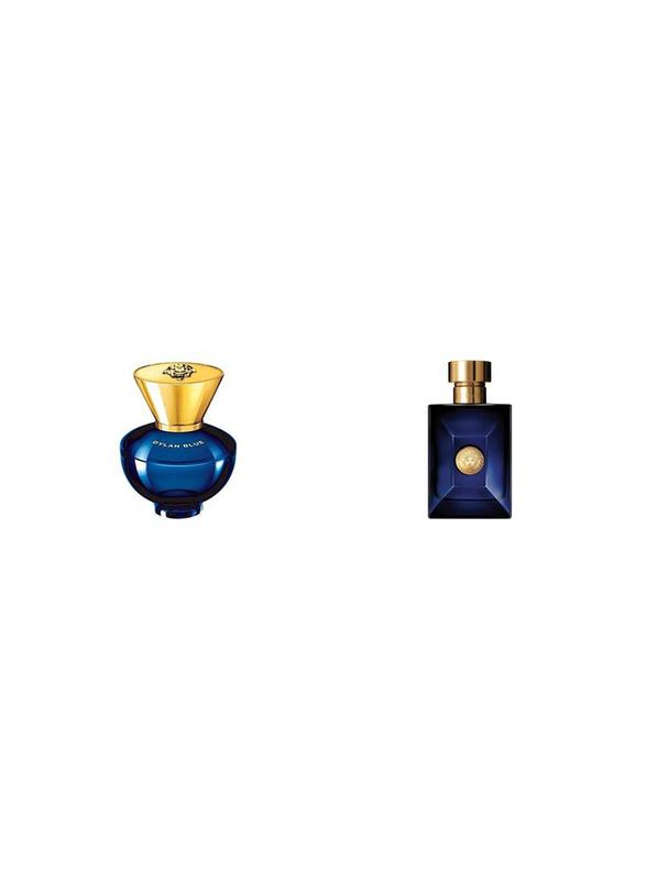 Versace 2-Piece Dylan Blue Pour Femme Perfume Set Unisex, Women 5ml EDP, Men 5ml EDT