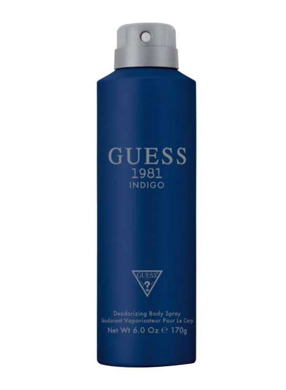 Guess 1981 Indigo Body Spray for Men, 170g