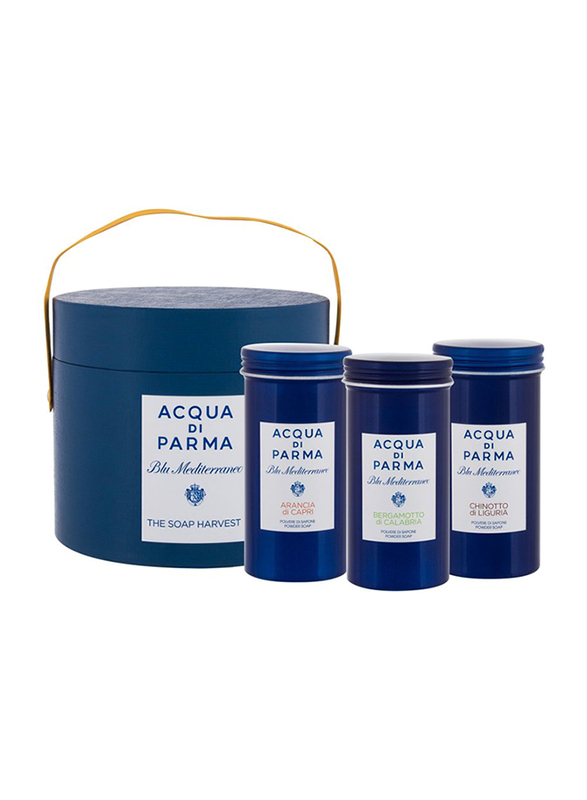 

Acqua Di Parma Blu Mediterraneo Powder Soap, Blue, 70gm, 3 Pieces