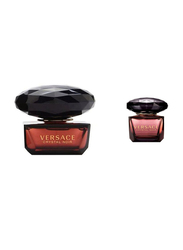 Versace 2-Piece Crystal Noir Perfume Set for Women, 50ml EDT, 5ml EDT