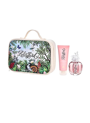 Lolita Land 3-Piece Lolita Lempicka Set for Women, 40ml EDP, 75ml Body Lotion, Textile Case