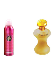 Rasasi 2-Piece Seduction Gift Set for Women, 75ml EDP, 200ml Deodorant