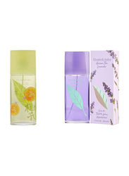 Elizabeth Arden 2-Piece Perfume Set for Women, Green Tea Yuzu 100ml EDT, Green Tea Lavender 100ml EDT