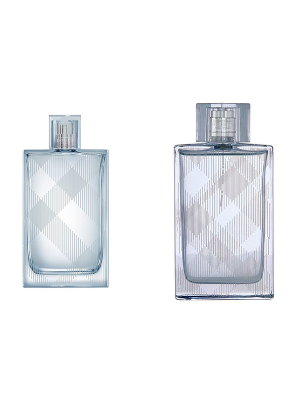 Burberry 2-Piece Brit Splash Gift Set for Men, 100ml EDT, 5ml EDT |   - Dubai