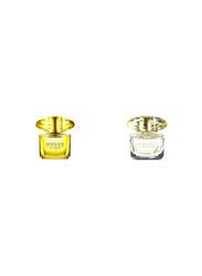 Versace 2-Piece Perfume Set For Women, Yellow Diamond 5ml EDT, Intense 5ml EDP