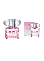 Versace 2-Piece Bright Crystal Perfume Set for Women, 90ml EDT, 5ml EDT