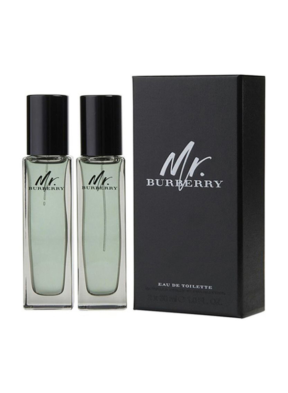 Burberry 2-Piece Mr. Burberry Travel Perfume Set for Men, 2 x 30ml EDT