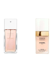 Chanel 2-Piece Coco Mademoiselle Gift Set for Women, 100ml EDT, 35ml Hair Mist