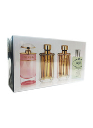Prada 4-Piece Perfume Set for Women, Candy 9ml EDP, Florale 7ml EDT, La Femme L'Eau 9ml EDT, Les Infusions De Prada 8ml