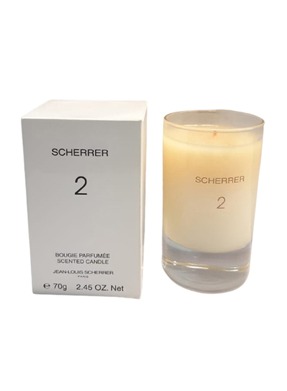 Jean Loues Scherrer 2 Scented Candle, 70g, White