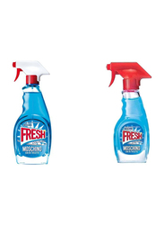 Moschino 2-Piece Fresh Couture Perfume Set for Women, 100ml EDT, 5ml EDT