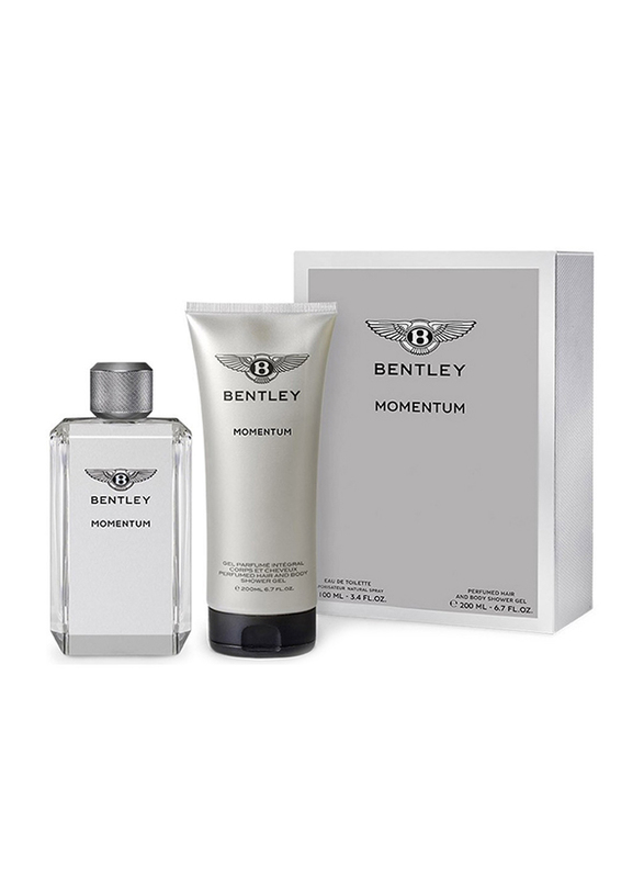 Bentley 2-Piece Momentum Set for Men, 100ml EDT, 200ml Shower Gel