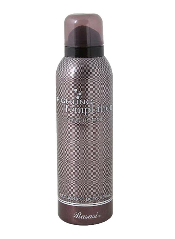 Rasasi Fighting Temptation Deodorant Body Spray for Men, 200ml