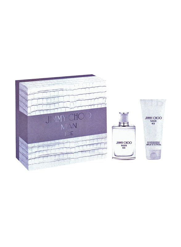 

Jimmy Choo 2-Piece Ice Gift Set for Men, 50ml EDT Perfume, 100ml Shower Gel