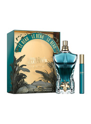 Jean Paul Gaultier 2-Piece Le Beau Perfume Set for Men, 125ml EDT, Mini 10ml EDT
