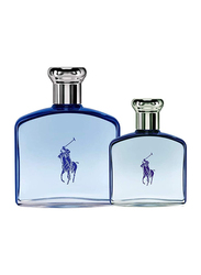 Ralph Lauren 2-Piece Polo Ultra Blue Perfume Set for Men, 125ml EDT, 40ml EDT