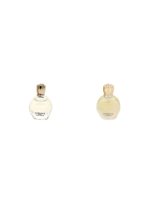 Versace 2-Piece Eros Pour Femme Perfume Set for Women, 5ml EDP, 5ml EDT