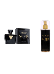 Guess 2-Piece Seductive Noir Gift Set for Women, 75ml EDT, 250ml Body Mist