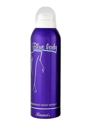 Rasasi Blue Lady Deodorant Body Spray for Women, 200ml