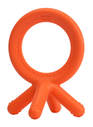 Comotomo Silicone Baby Teether, Orange