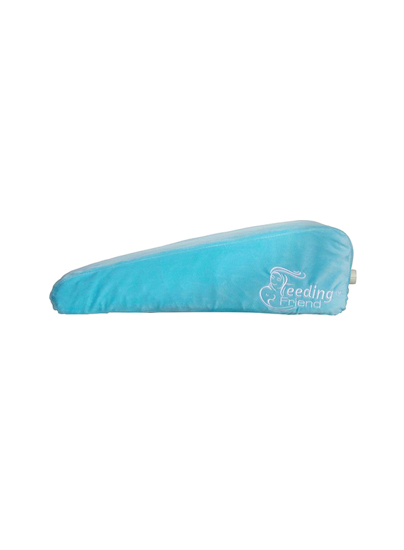 Feeding Friend Self Inflating Arm Support Nursing Pillow, Baby Blue
