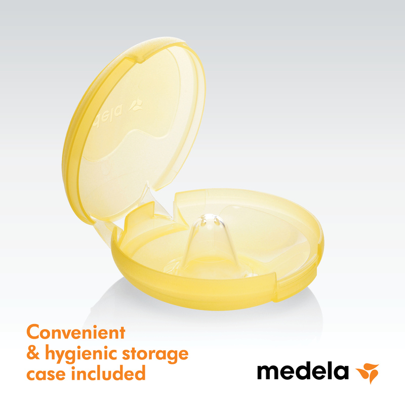 Medela Contact Nipple Shields, 2 Pieces, Small, Clear