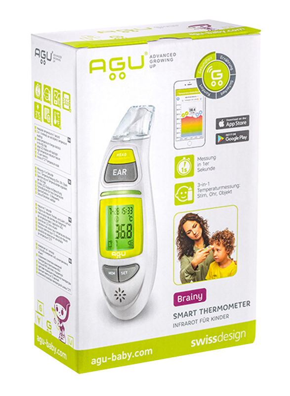 Agu Baby Smart Infrared Thermometer for Babies, Multicolor