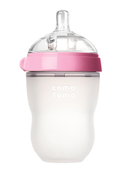 Comotomo Natural Feel Baby Bottle, Double Pack, 250ml, Green/Clear